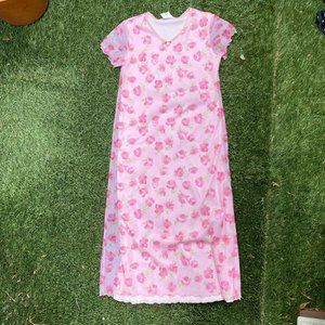 Y2k Pink Rose Dress